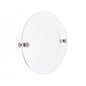 Oval Door Sign w/ Recycled Acrylic Plates, Steel Standoffs, Multiple Sizes - Clear
