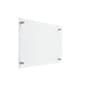 Rectangle Door Sign w/ Recycled Acrylic, Steel Standoffs, Multiple Sizes - Clear