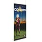 36-inch Hanging Banner Rails, Hinged Grip Closure Design - Black
