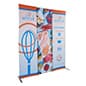 24 x 90 Banner Stand w/ 3 Magnetic Frames, 1 or 2 Sided, Custom Graphics - Full Color