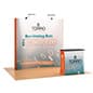 8' Curved Pop-Up Trade Show Kit with Custom Printing, Portable Counter - Full Color