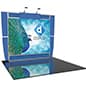 Vector Frame Master 10' Trade Show Booth w/ Custom SEG Graphics, Spotlights, Portable