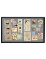 This Glass Enclosed Notice Board with Aluminum Frame Is Great For Displaying Large Restaurant Menus Glass enclosed notice board with aluminum frame with restaurant notices