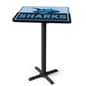 Cocktail Table with Custom Printed Top, Square or Round - Multiple Sizes