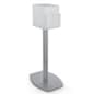 Acrylic Ballot Box with Lock, Convertible Side Pocket, Floor Standing- Frosted