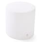 15.75” Round Stool w/ LED Lighting, 16 Color Options, Rechargeable Battery - White