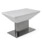 34.5" Coffee Table w/ LED Lighting, 16 Color Options, Rechargeable Battery - White