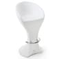 30"h Stool w/ LED Lighting, 16 Color Options, Rechargeable Battery - White