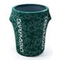 44-Gallon Stretch Trash Can Cover, Open Top - Custom Graphics