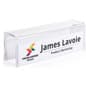 2-Sided Cubicle Name Tag Holder - Clear