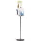 Acrylic Ballot Box w/ Lock, (2) 8.5 x 11 Sign Frames, Side Pocket & Floor Stand