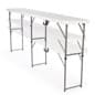 8.5' Folding Table, Height Adjustable - White