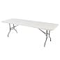 8' Folding Table - White