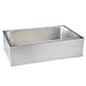 21"w x 6.5"h Ice Housing with Removable Tray - Brushed Stainless Steel