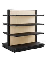 steel retail gondola shelving durable retail gondola shelving