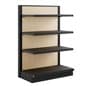 36"w Add-On Endcap Shelving for GDBL Gondolas