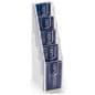 5-Tiered Acrylic Gift Card Display for Tabletops, with Notched Pockets - Clear
