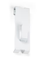 White Gridwall Utility Notch Hook for Photo Display System Photo display hanger white gridwall utility notch hook