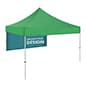 10 x 10 Pop Up Canopy Backwall, Single or Double-Sided Printing - Full Color