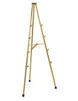 Gold Easel - Hotel and Convention Display gold easel