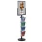 Floor Standing Sign Holder with 4 Literature Pockets