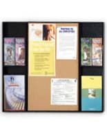 Information Display with Cork Board information display