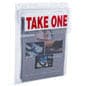 Outdoor Magazine Holders with Suction Cups for Windows, Hinged Lid, Set of 5 - Clear