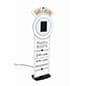 Tablet Photo Booth Floor Station, LED Light Ring, Adjustable, Custom Graphics – Black