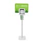 iPad Tablet Floor Stand w/ Custom Printed Graphics, Locking Enclosure - Full Color
