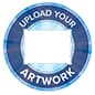 Custom Shaped Styrene Bezel Sign for Tablet Stands, Full Color Printing
