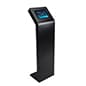Tablet Floor Stand w/ Locking Enclosure, Steel Construction