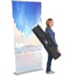 Retractable Banner Stand with Custom Vinyl Graphics, Multiple Width Options – Silver