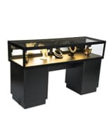 Lockable Jewelry Display Case is Great for any Retail Store or Boutique Lockable Jewelry Display Case with Mirror Doors