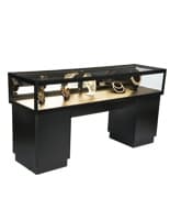 Locking Jewelry Display Case is Great for a Boutique or Department Store 70" Wide Locking Jewelry Display Case
