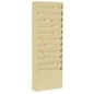 Tiered Wall File Holder, Fits Letter Sizes, Steel - Multiple Size Options