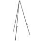 Display Easel for Floor, Standard Tripod Design, Collapsible - Black