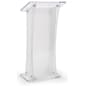 Acrylic Podium for Floor with Collapsible Design, Easy Assembly