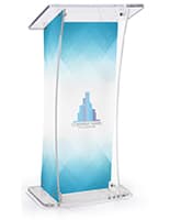 Non-Glare Lectern with Custom Design for Convention Halls Non-Glare Lectern with Custom Design for Brand Exposure