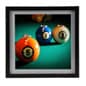 12 x 12 Square Picture Frame with White Mat for Wall Mount Use, MDF - Black