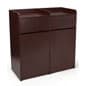Trash Receptacle for 36 Gallon Bin, Tray Shelf, THANK YOU Message - Multiple Colors