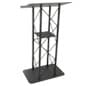 Truss Lectern with Interior Shelf, Open Front