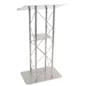 Truss Lectern with Interior Shelf, Open Front