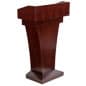 MDF Podium for Floor, High Desktop Sides, Sliding Drawer, MDF – Multiple Colors