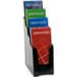 4-Tiered Brochure Holder, 4"w, Wall or Tabletop