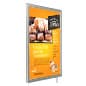Hanging LED Poster Holder for Windows, Snap Open Frame, Illuminated