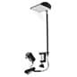 12 Watt Display Spotlight with Adjustable Clamp-on Base for Trade Show Use - Black