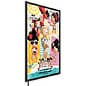 Wall Mounted Backlit Poster Frame, Snap Open, Illuminated
