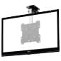 Under Cabinet TV Ceiling or Wall Mount Fits Monitors 17”-37”, Adjustable - Black