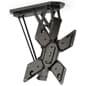 Ceiling TV Mount for Monitors 23"-55”, Motorized, Remote Control Included - Black