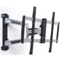 Curved & Flat TV Wall Mount w/ Articulating Arm, For Screens 37”-70”, Tilting - Black